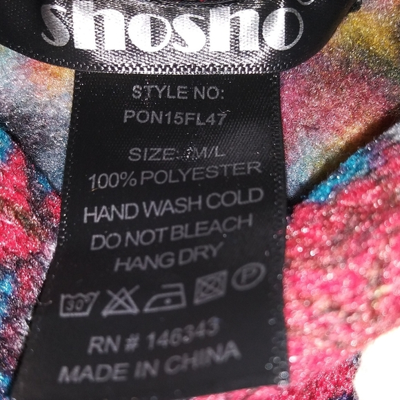 Colorful Boho Cape Sweater with Sleeves Sz M/L - Picture 5 of 5